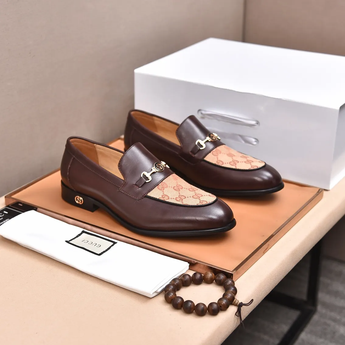 Men's shoes💰480📛📛Original (water-dyed cow lining) Gucci GUCCI official website formal shoes🌀 Italian🇮🇹imported cowhide➕top imported water-dyed cowhide lining💋Finely handmade original bottom, the real thing looks better when photographed in person Standard size 38-44